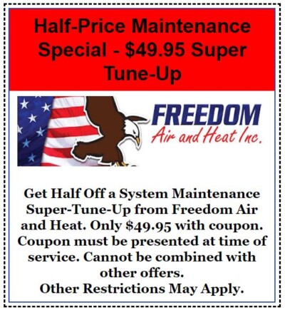 coupon - half price maintenance